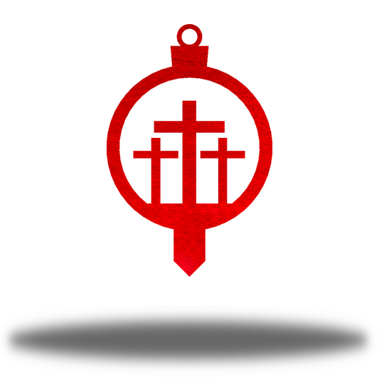 Riverside Designs-3 Crosses Ornament Stake-Metal Wall Art Décor