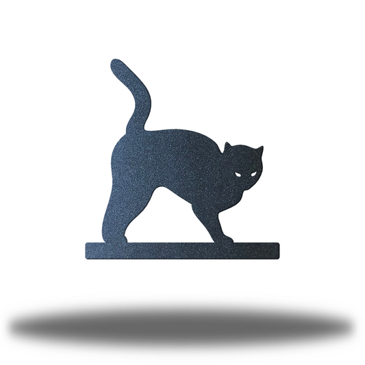 Riverside Designs-Arched Cat Stand-Metal Wall Art Décor
