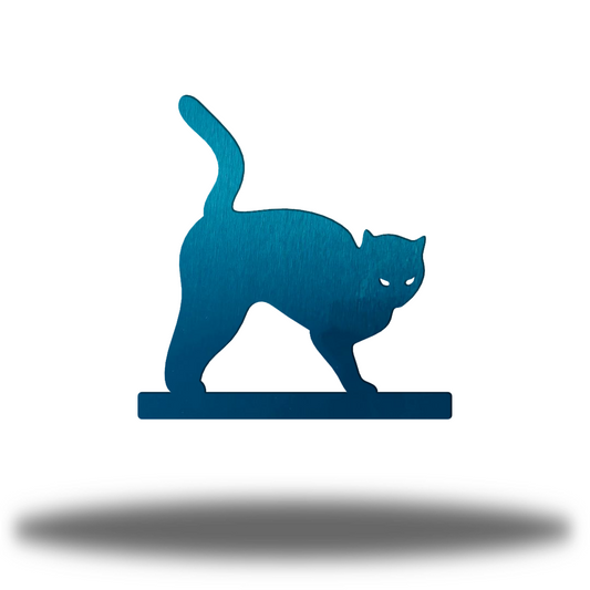 Riverside Designs-Arched Cat Stand-Metal Wall Art Décor