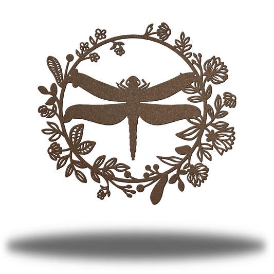 Riverside Designs-Floral Dragonfly-Metal Wall Art Décor