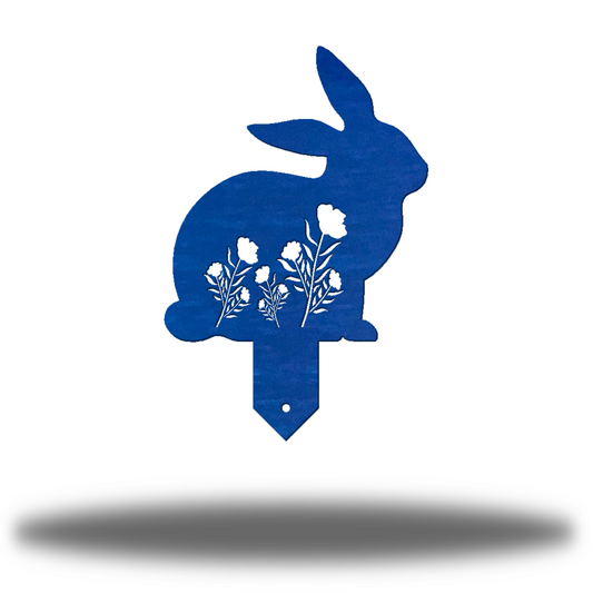 Riverside Designs-Rabbit Garden Stake 3-Metal Wall Art Décor