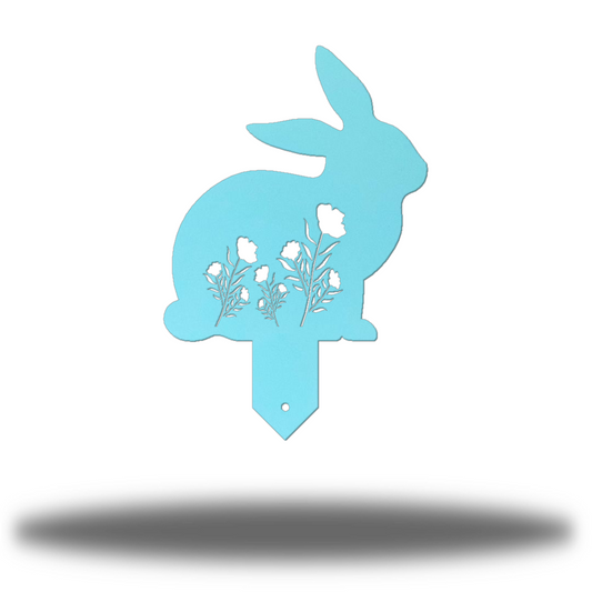 Riverside Designs-Rabbit Garden Stake 3-Metal Wall Art Décor