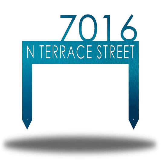 Riverside Designs-Classic Address Stake-Metal Wall Art Décor