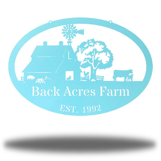 Riverside Designs-Farm Monogram-Metal Wall Art Décor