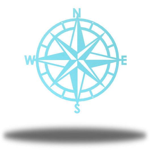 Riverside Designs-Nautical Compass-Metal Wall Art Décor