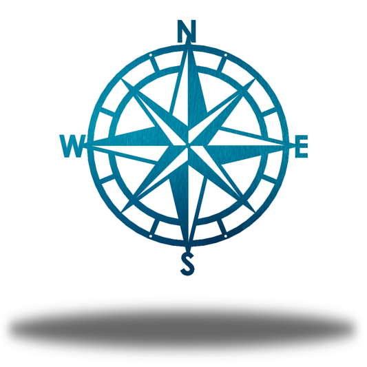 Riverside Designs-Nautical Compass-Metal Wall Art Décor