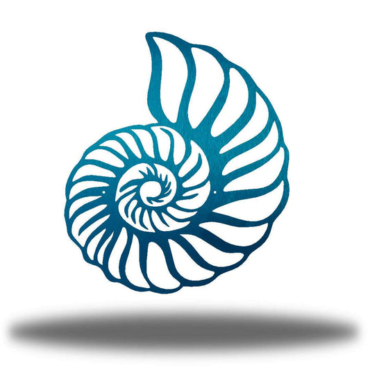 Riverside Designs-Nautilus Shell-Metal Wall Art Décor