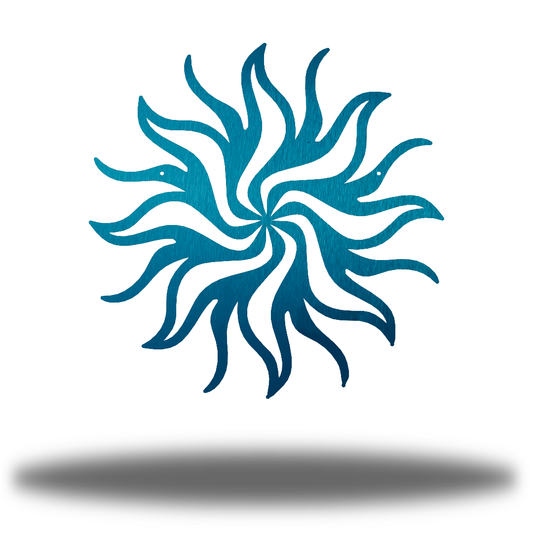 Riverside Designs-Tribal Sun (CLEARANCE)-Metal Wall Art Décor