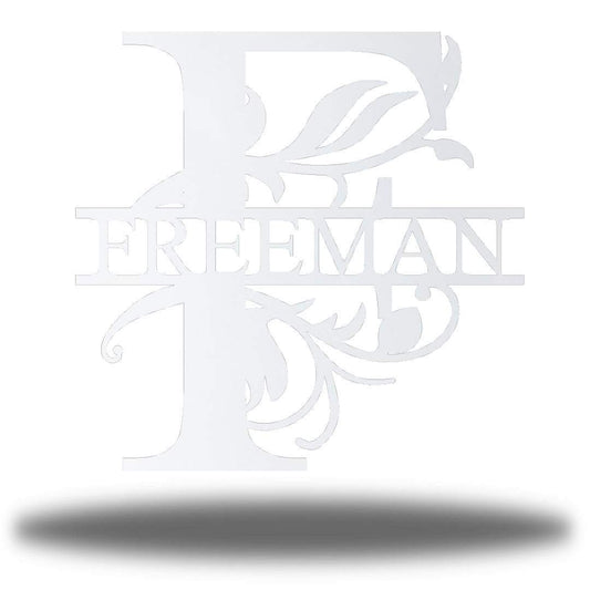 Riverside Designs-Vine Split Letter Monogram-Metal Wall Art Décor