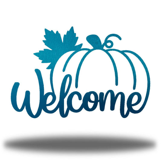 Riverside Designs-Welcome Pumpkin-Metal Wall Art Décor