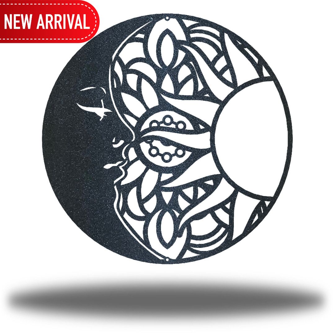 Riverside Designs-Sun & Moon Mandala-Metal Wall Art Décor