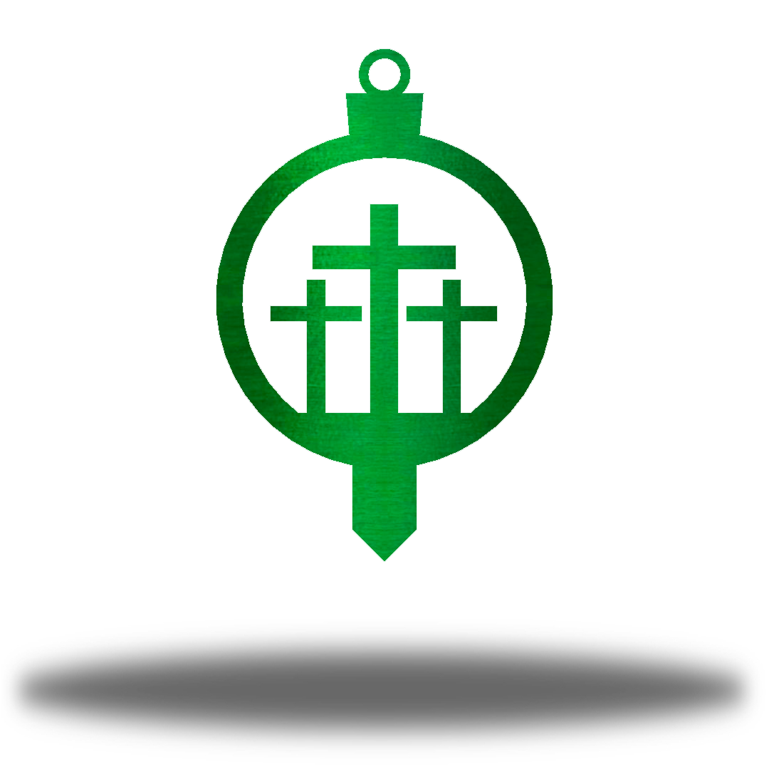 Riverside Designs-3 Crosses Ornament Stake-Metal Wall Art Décor