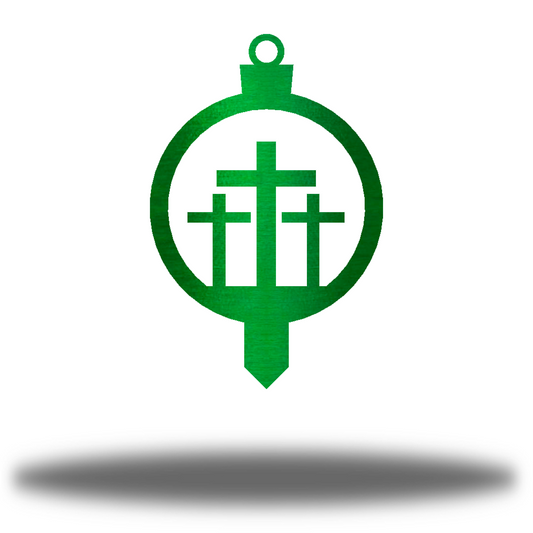 Riverside Designs-3 Crosses Ornament Stake-Metal Wall Art Décor