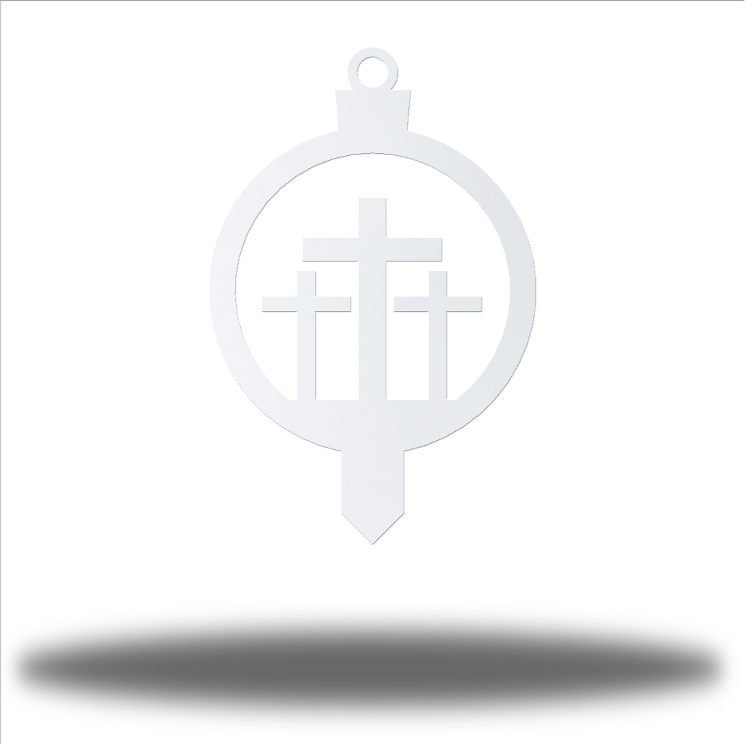 Riverside Designs-3 Crosses Ornament Stake-Metal Wall Art Décor