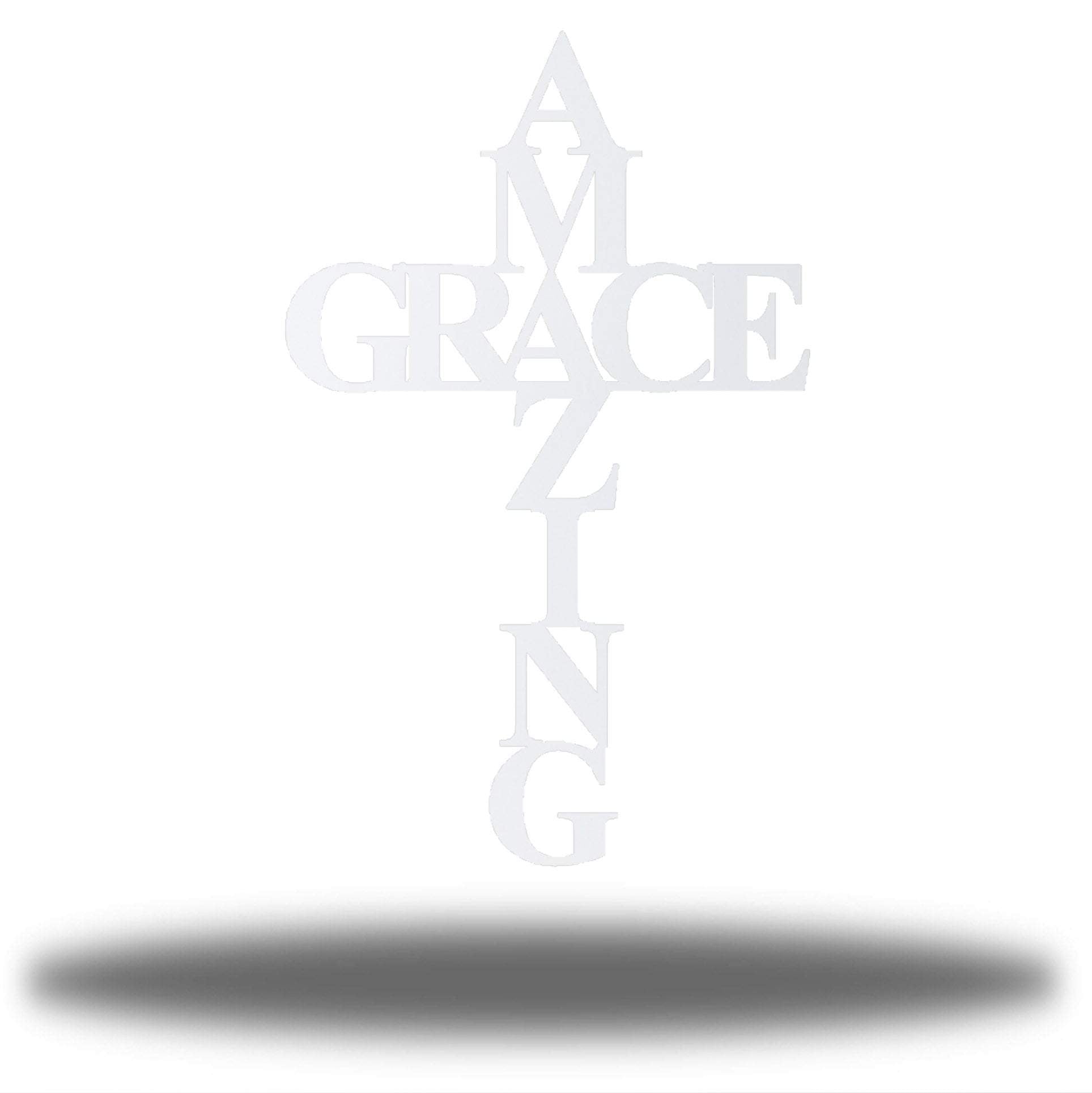 Riverside Designs-Amazing Grace Cross(CLEARANCE)-Metal Wall Art Décor