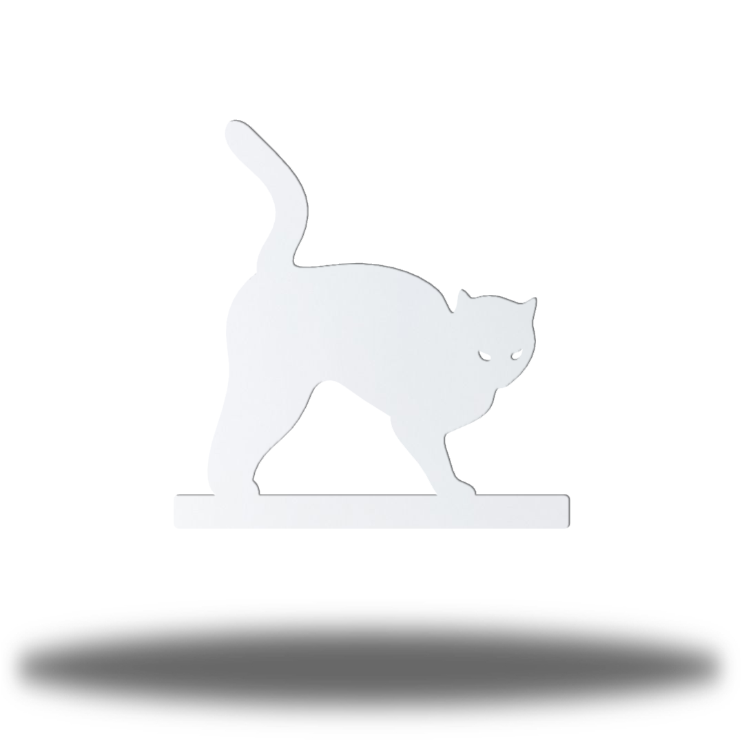 Riverside Designs-Arched Cat Stand-Metal Wall Art Décor