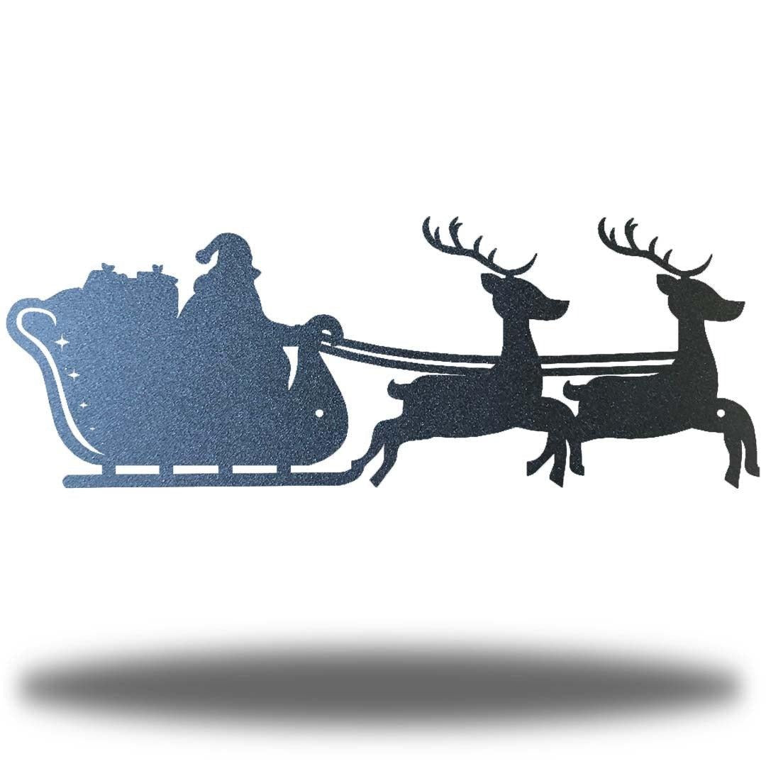 Riverside Designs-Christmas Sleigh-Metal Wall Art Décor