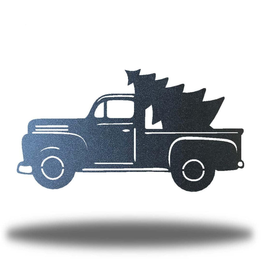 Riverside Designs-Christmas Truck-Metal Wall Art Décor