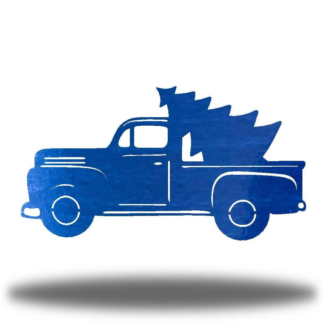 Riverside Designs-Christmas Truck-Metal Wall Art Décor