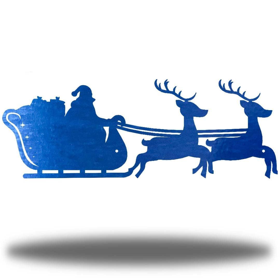 Riverside Designs-Christmas Sleigh-Metal Wall Art Décor