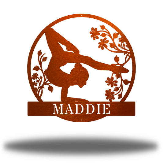 Riverside Designs-Ballerina Monogram-Metal Wall Art Décor