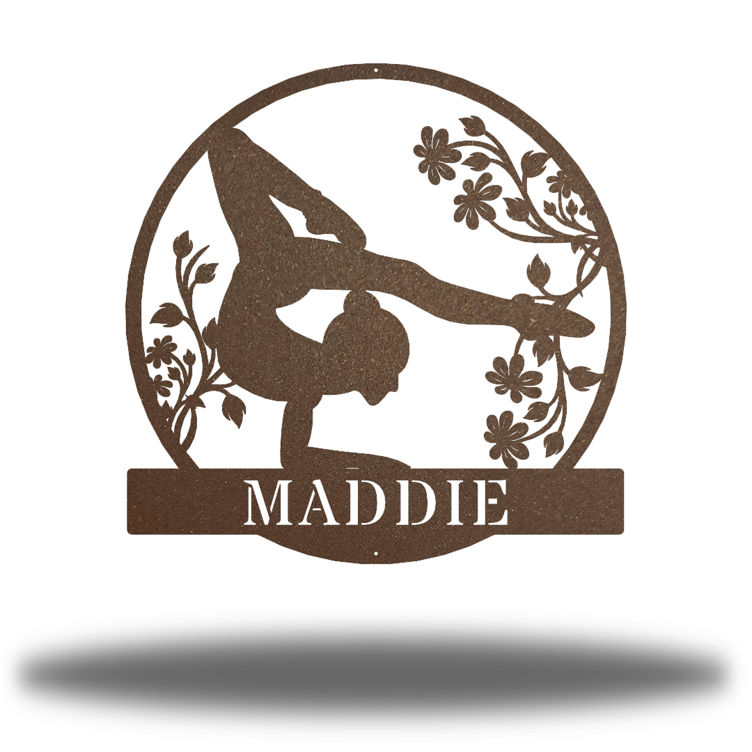 Riverside Designs-Ballerina Monogram-Metal Wall Art Décor