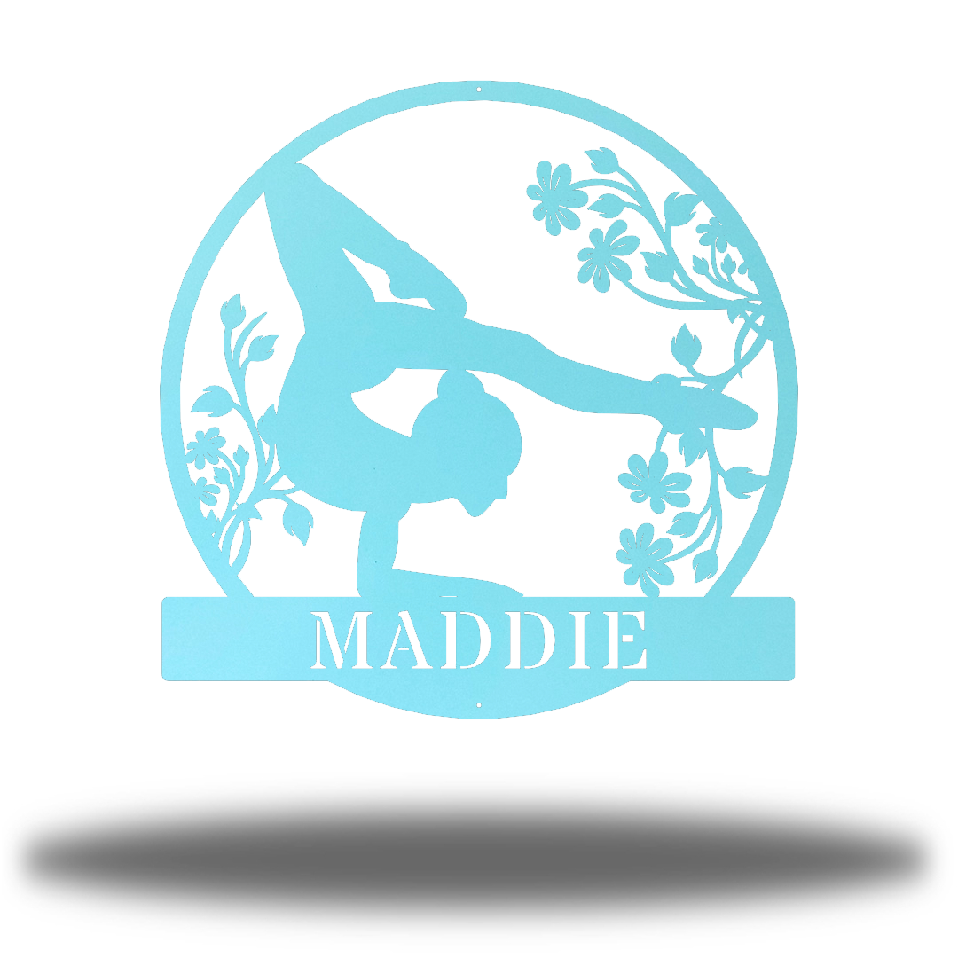 Riverside Designs-Ballerina Monogram-Metal Wall Art Décor