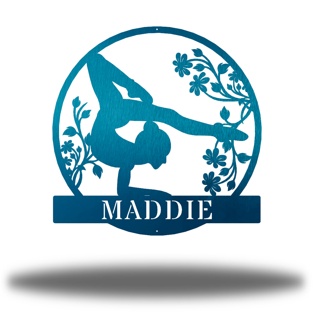 Riverside Designs-Ballerina Monogram-Metal Wall Art Décor