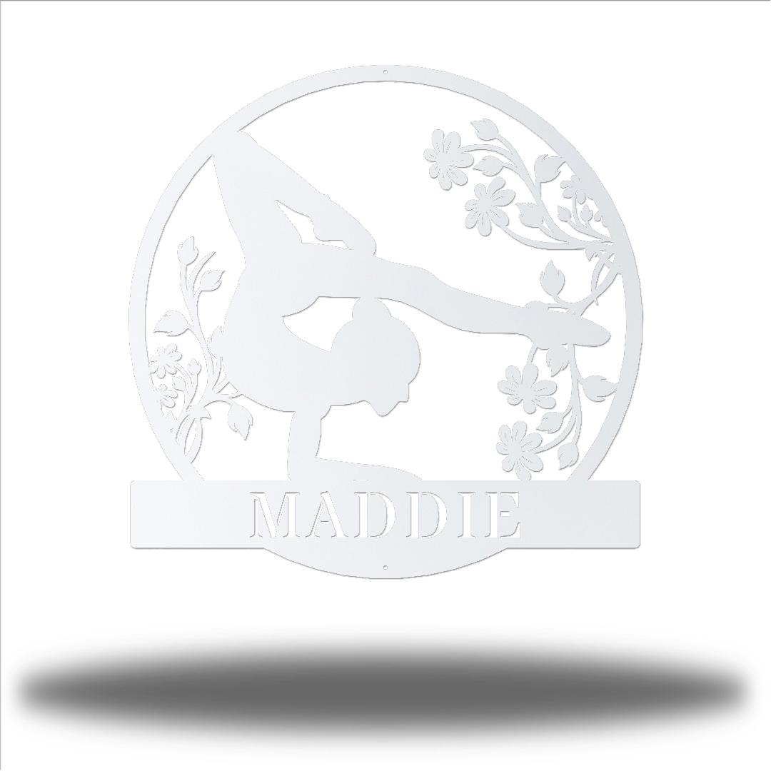 Riverside Designs-Ballerina Monogram-Metal Wall Art Décor