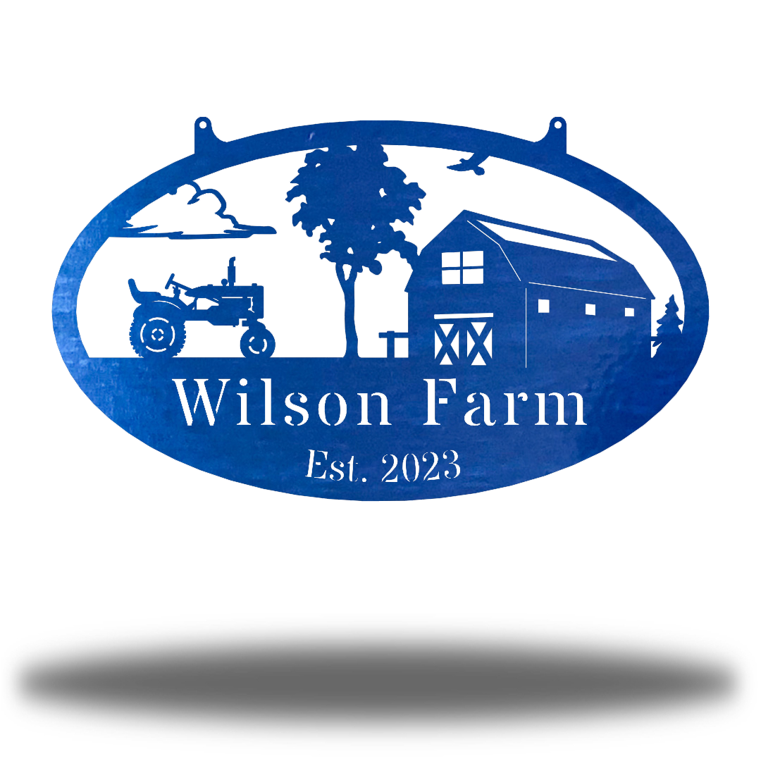 Riverside Designs-Barn Monogram-Metal Wall Art Décor