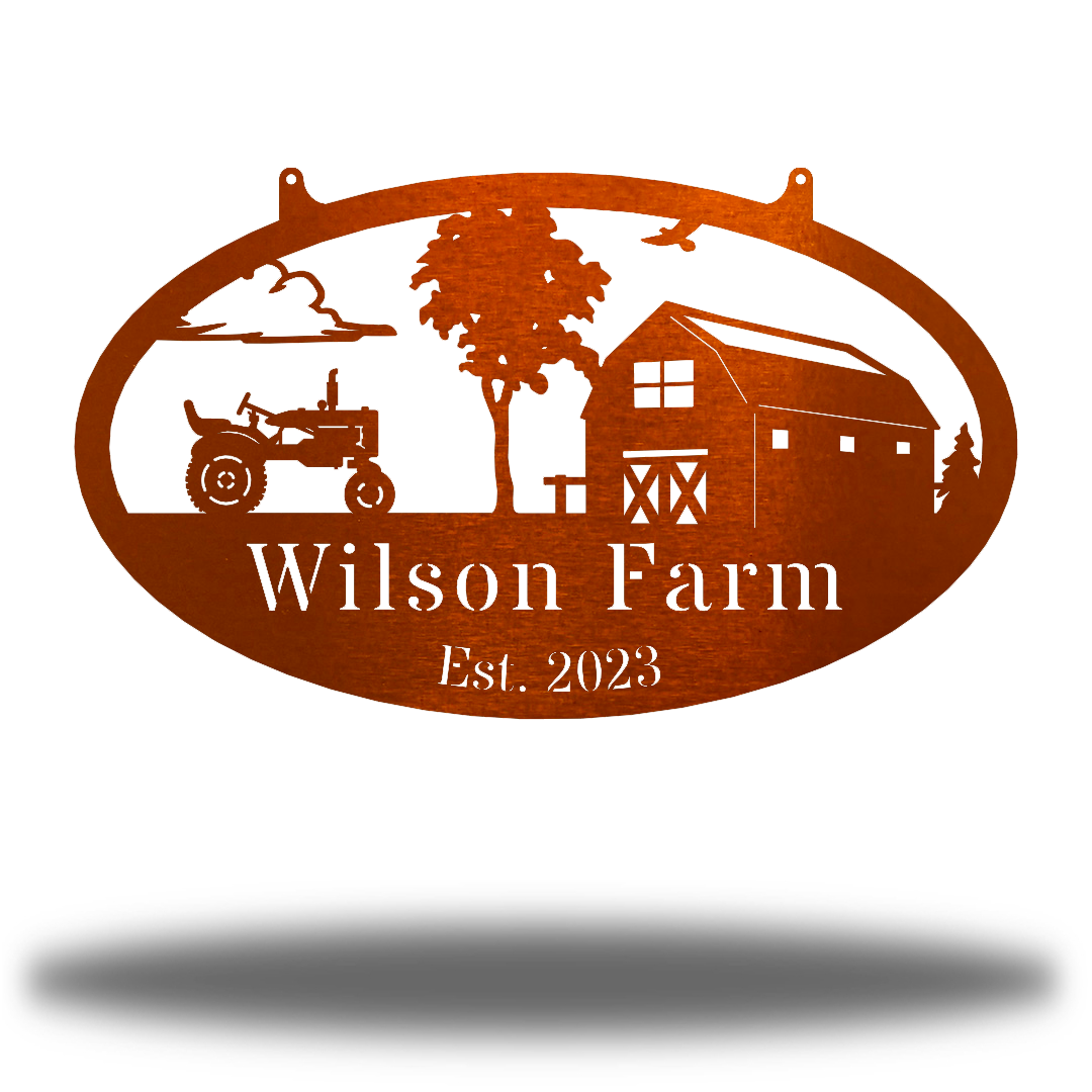 Riverside Designs-Barn Monogram-Metal Wall Art Décor