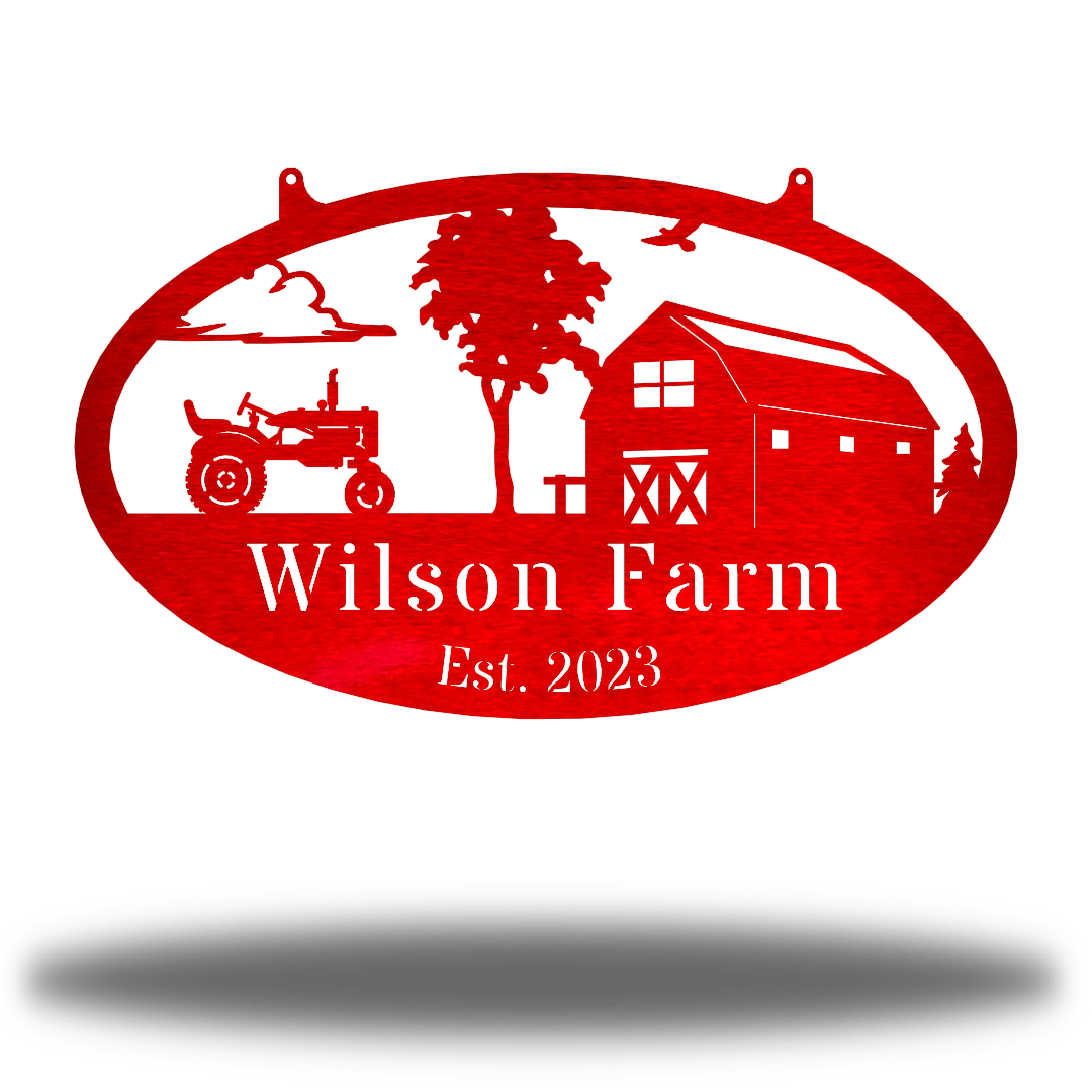 Riverside Designs-Barn Monogram-Metal Wall Art Décor