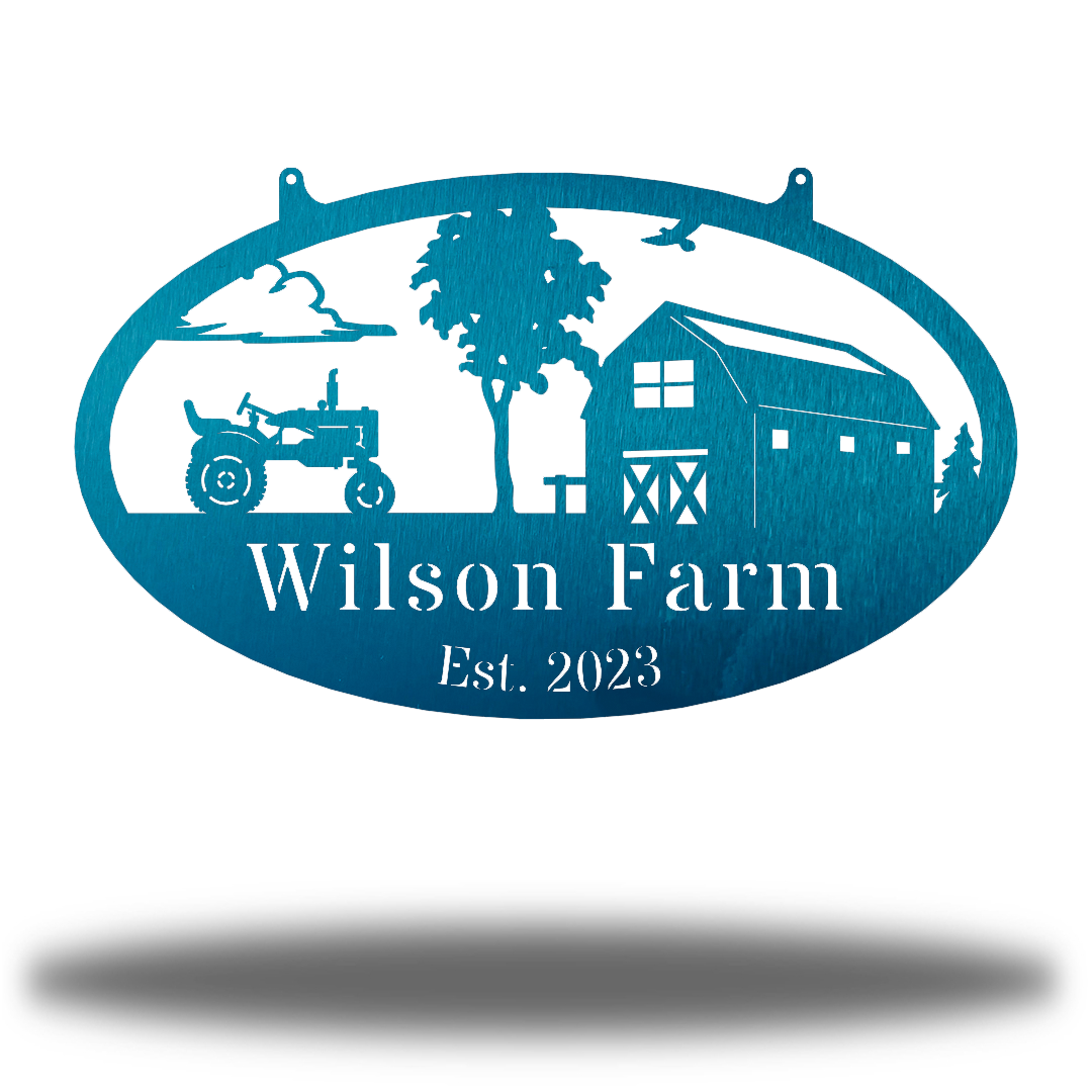 Riverside Designs-Barn Monogram-Metal Wall Art Décor