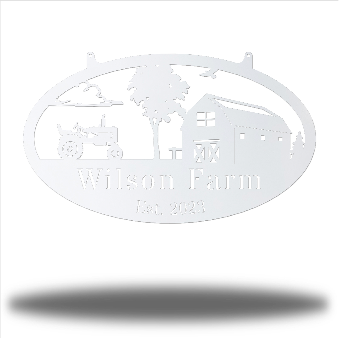 Riverside Designs-Barn Monogram-Metal Wall Art Décor