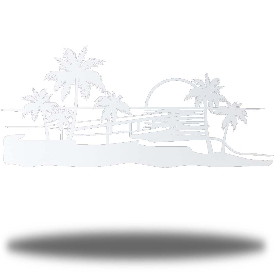 Riverside Designs-Beach Pier-Metal Wall Art Décor