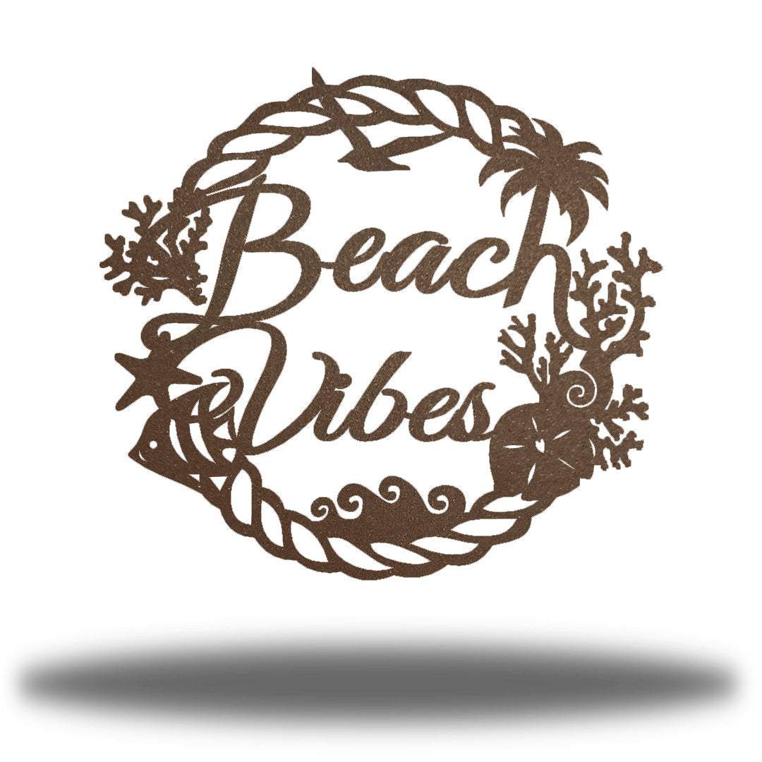 Riverside Designs-Beach Vibes Wreath-Metal Wall Art Décor