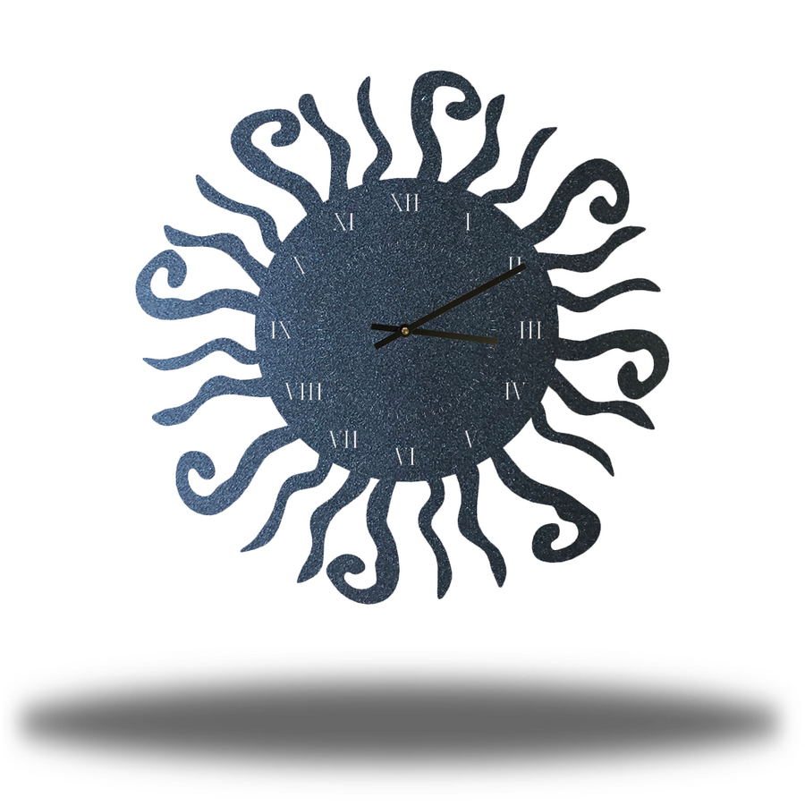 Riverside Designs-Wacky Sun Clock-Metal Wall Art Décor
