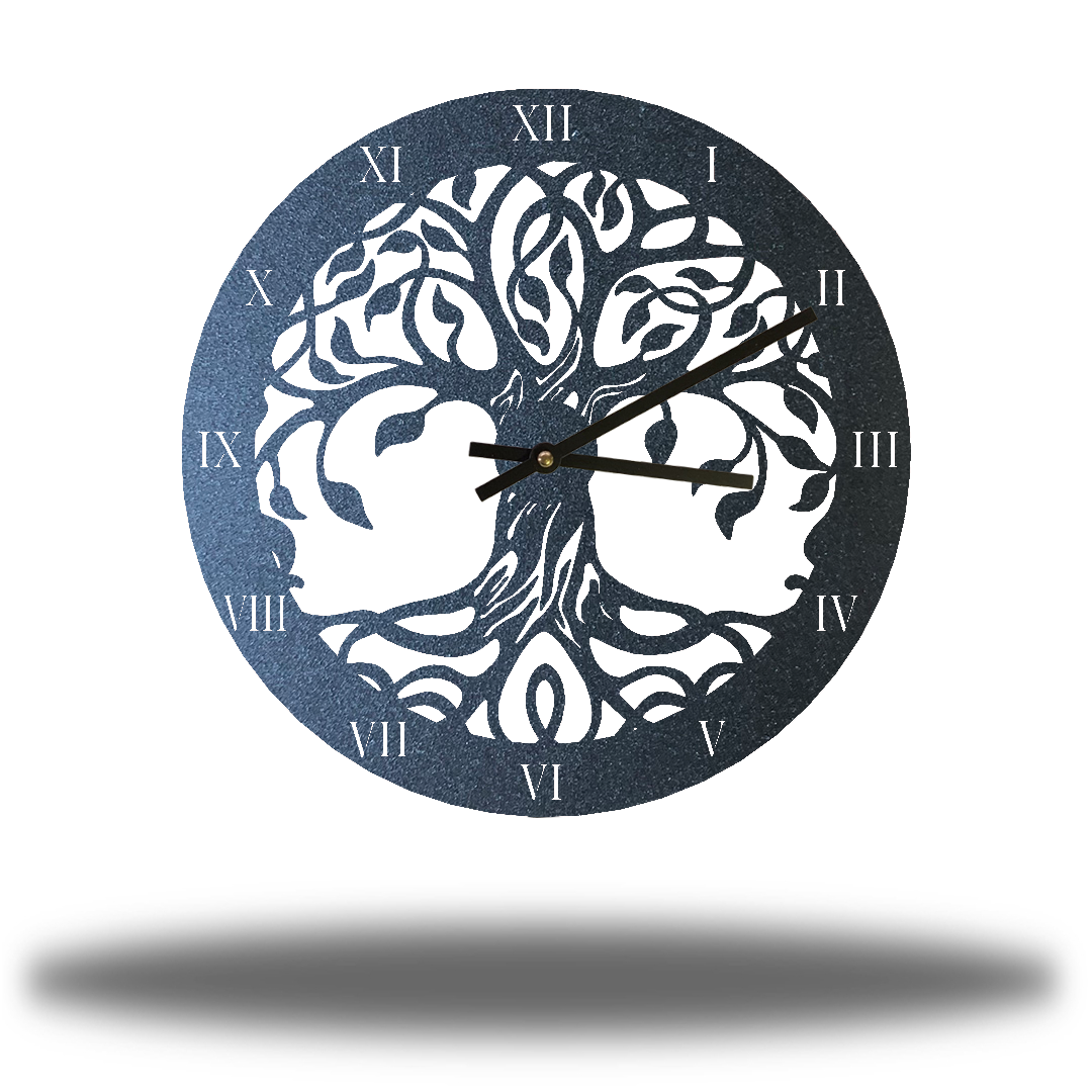 Riverside Designs-Tree of Life Clock-Metal Wall Art Décor