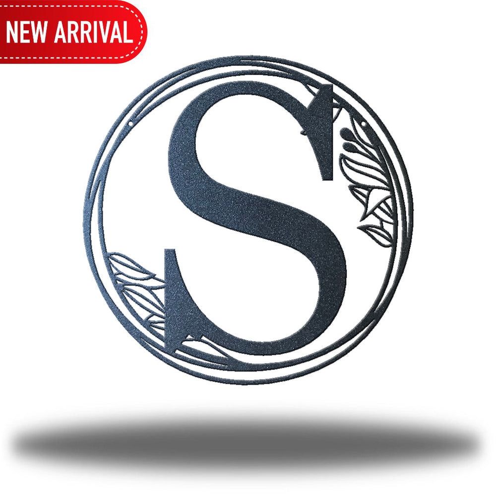 Botanical Initial Monogram