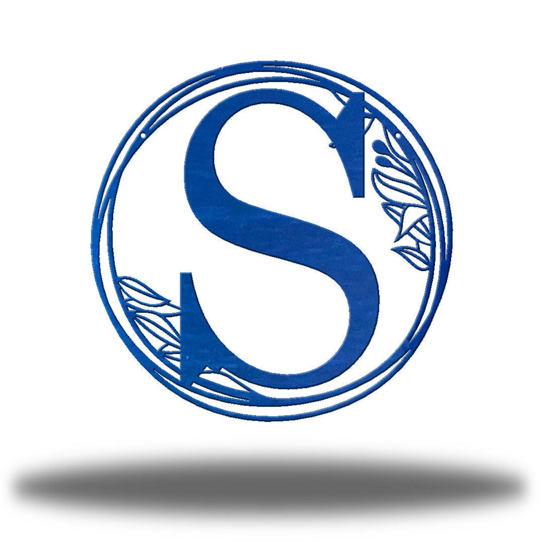 Botanical Initial Monogram