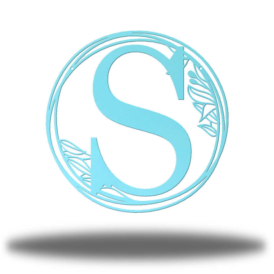 Botanical Initial Monogram