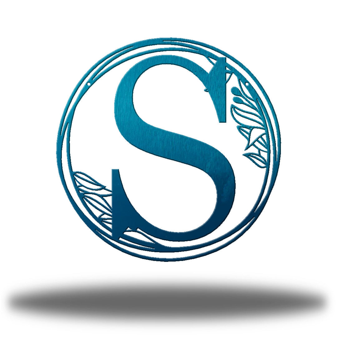 Botanical Initial Monogram