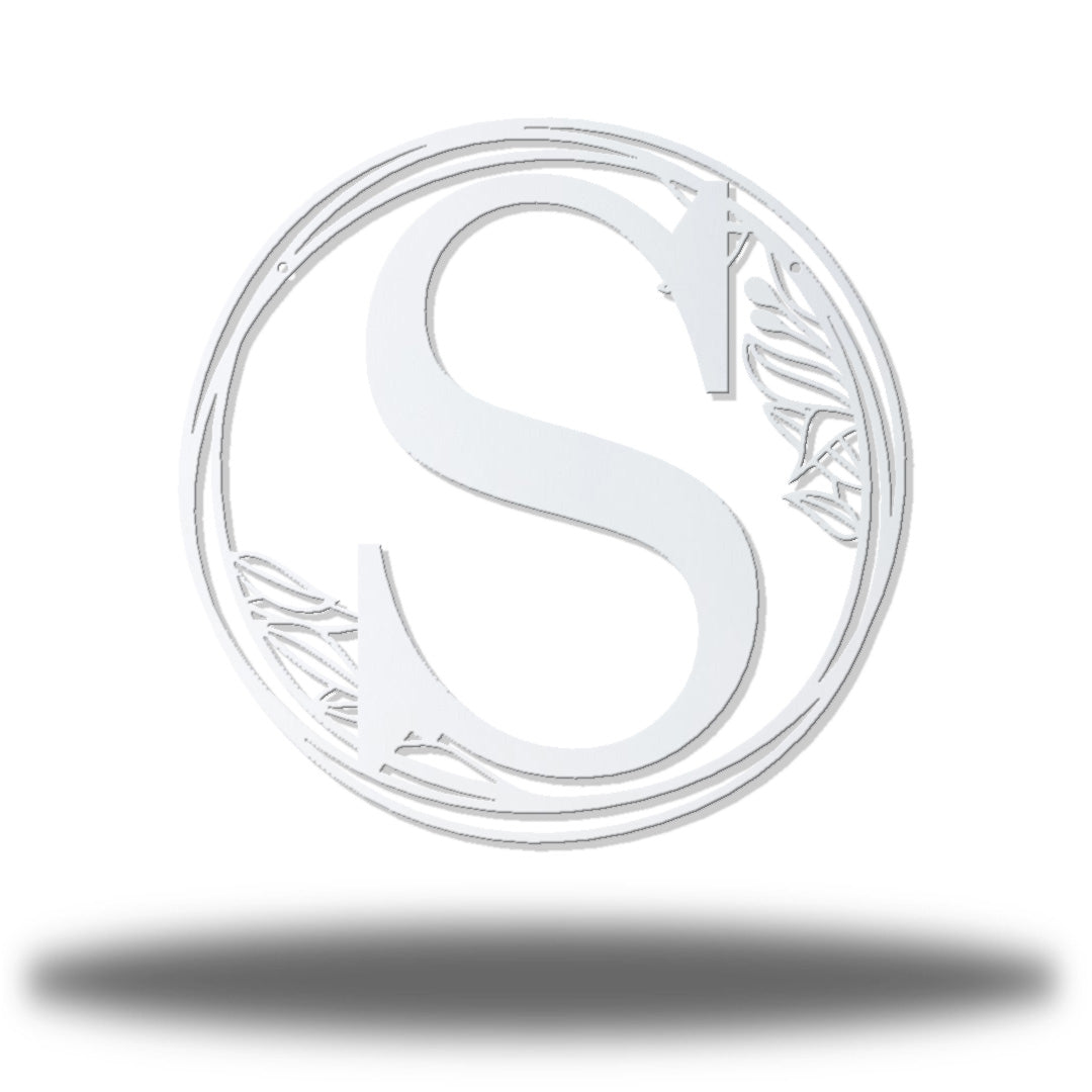 Botanical Initial Monogram