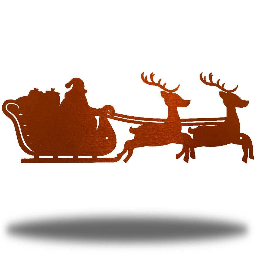 Riverside Designs-Christmas Sleigh-Metal Wall Art Décor