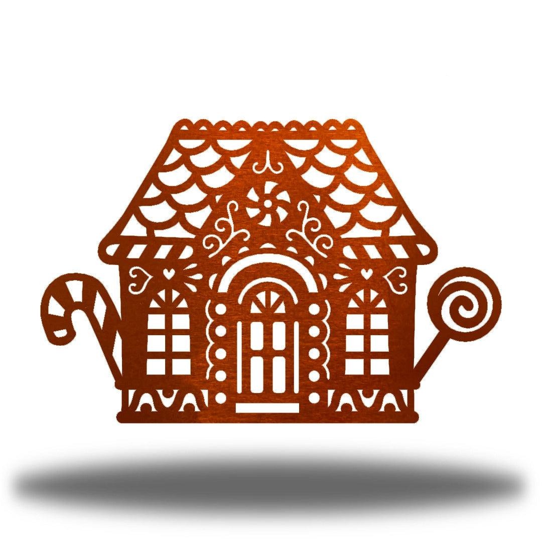 Riverside Designs-Gingerbread House-Metal Wall Art Décor