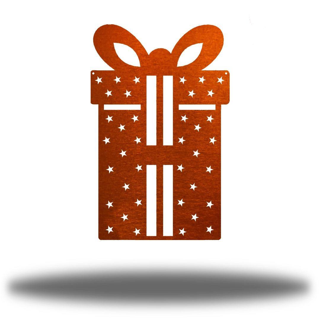 Riverside Designs-Star Christmas Present-Metal Wall Art Décor