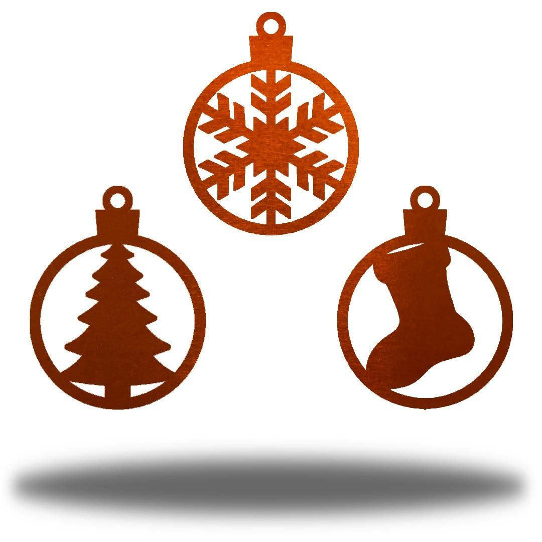 Riverside Designs-Christmas Ornament Bundle-Metal Wall Art Décor