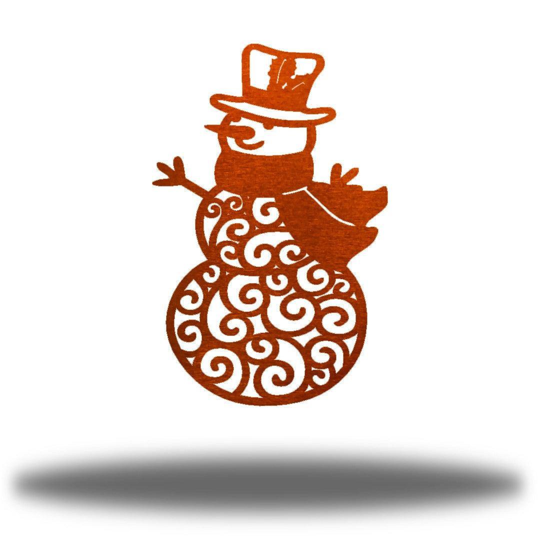 Riverside Designs-Snowman-Metal Wall Art Décor