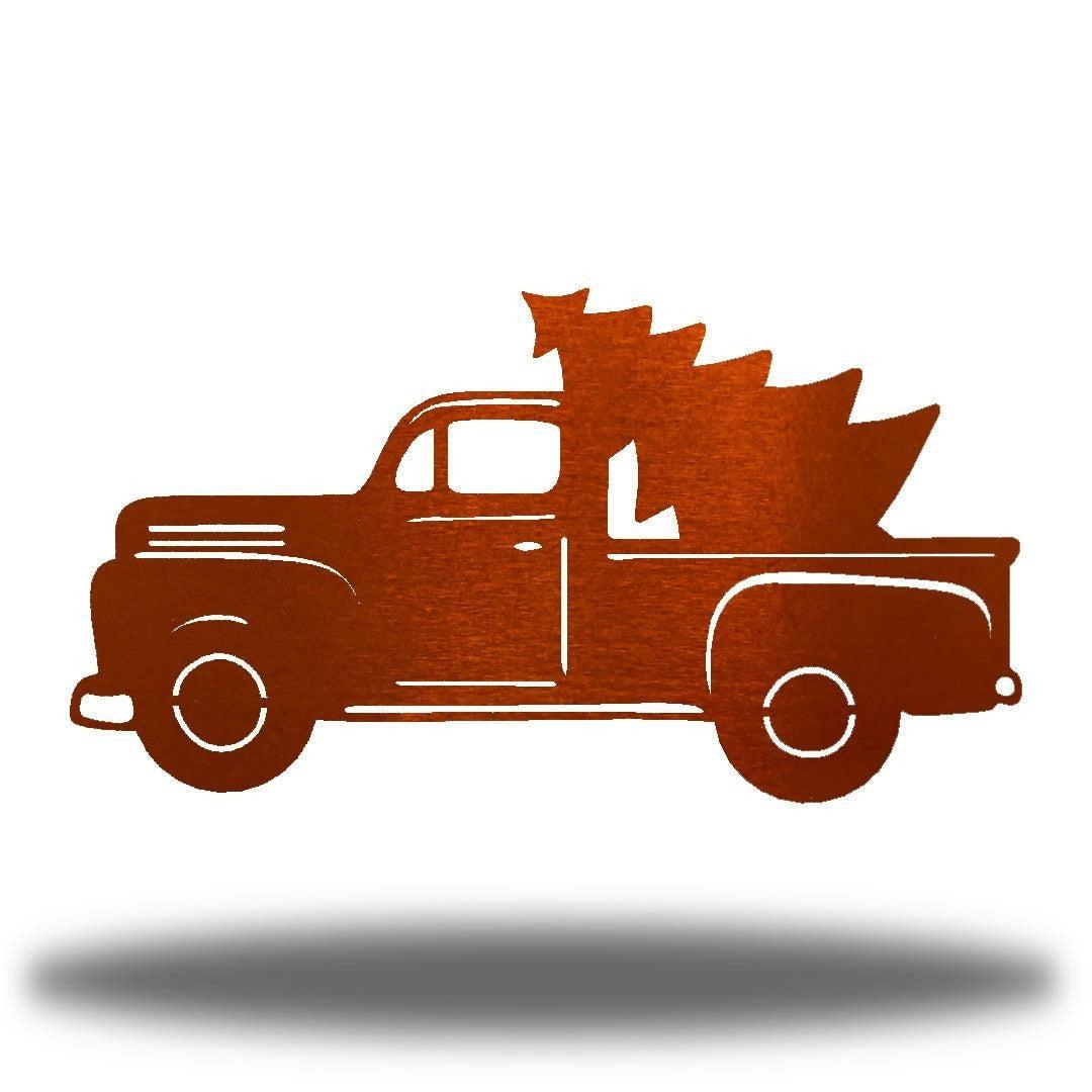 Riverside Designs-Christmas Truck-Metal Wall Art Décor