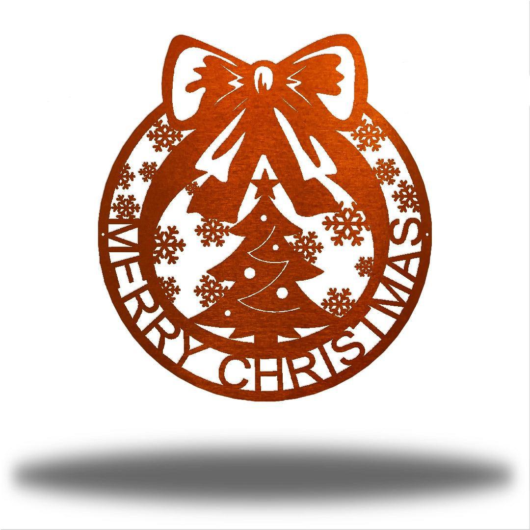 Riverside Designs-Merry Christmas Wreath-Metal Wall Art Décor